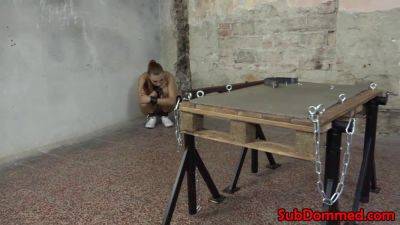 Euro submissive gets dominated & pounded hard by her BDSM master - sexu.com